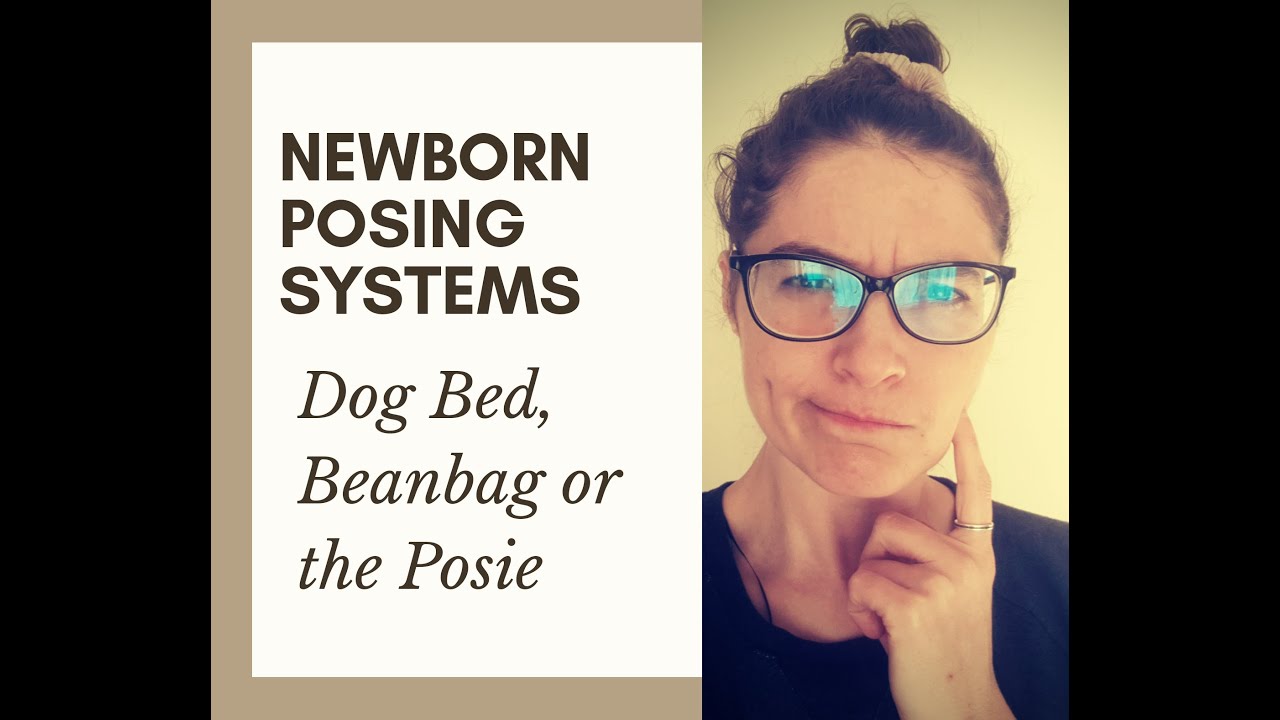 What posing systems to use in newborn photography: Dog Bed, Beanbag or Posie