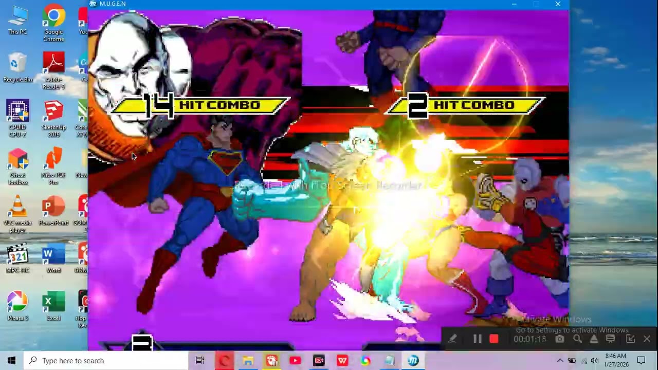 Mugen Battle Team DC Comic Superhero Palestina vs Team DC Comic Superhero and Villain of Israel