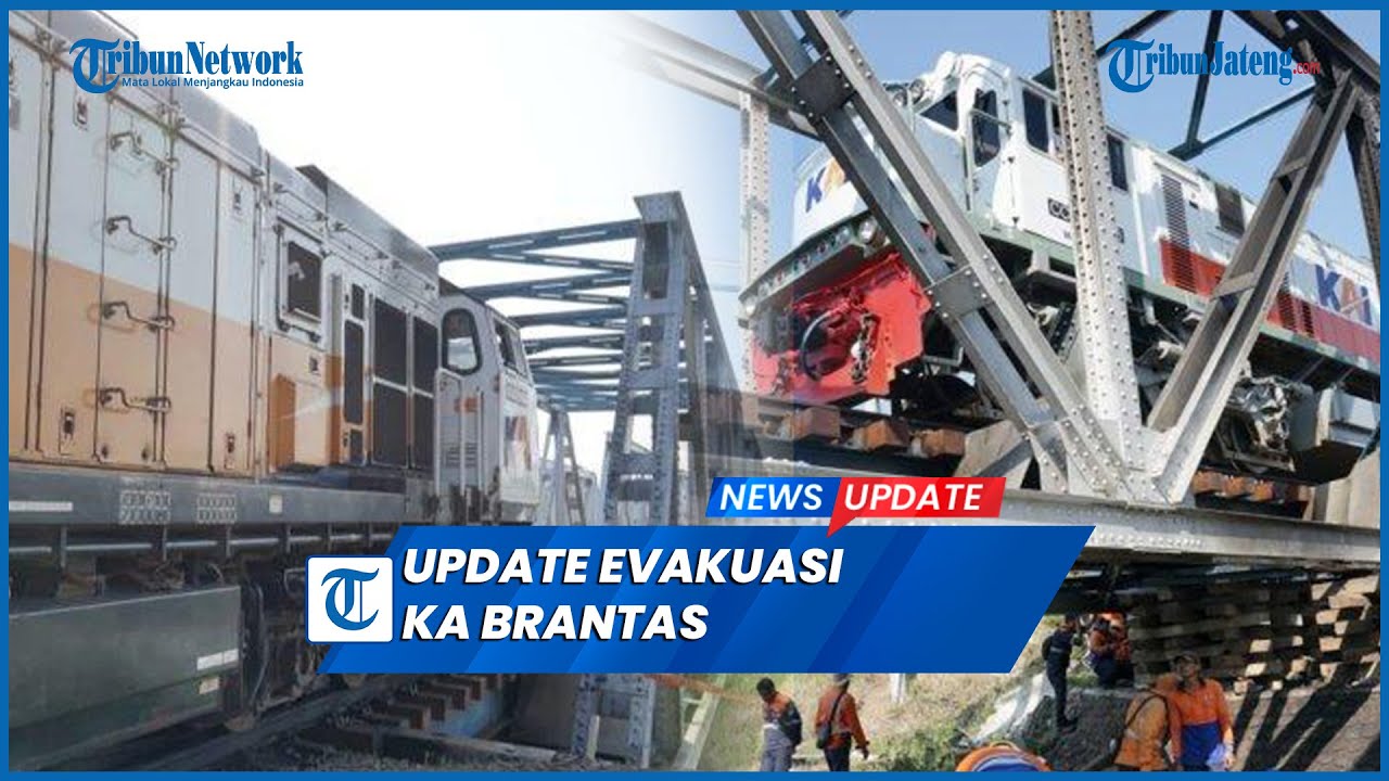 Kecelakaan Kereta di Semarang Evakuasi KA Brantas Selesai Jalur Bisa Dilewati