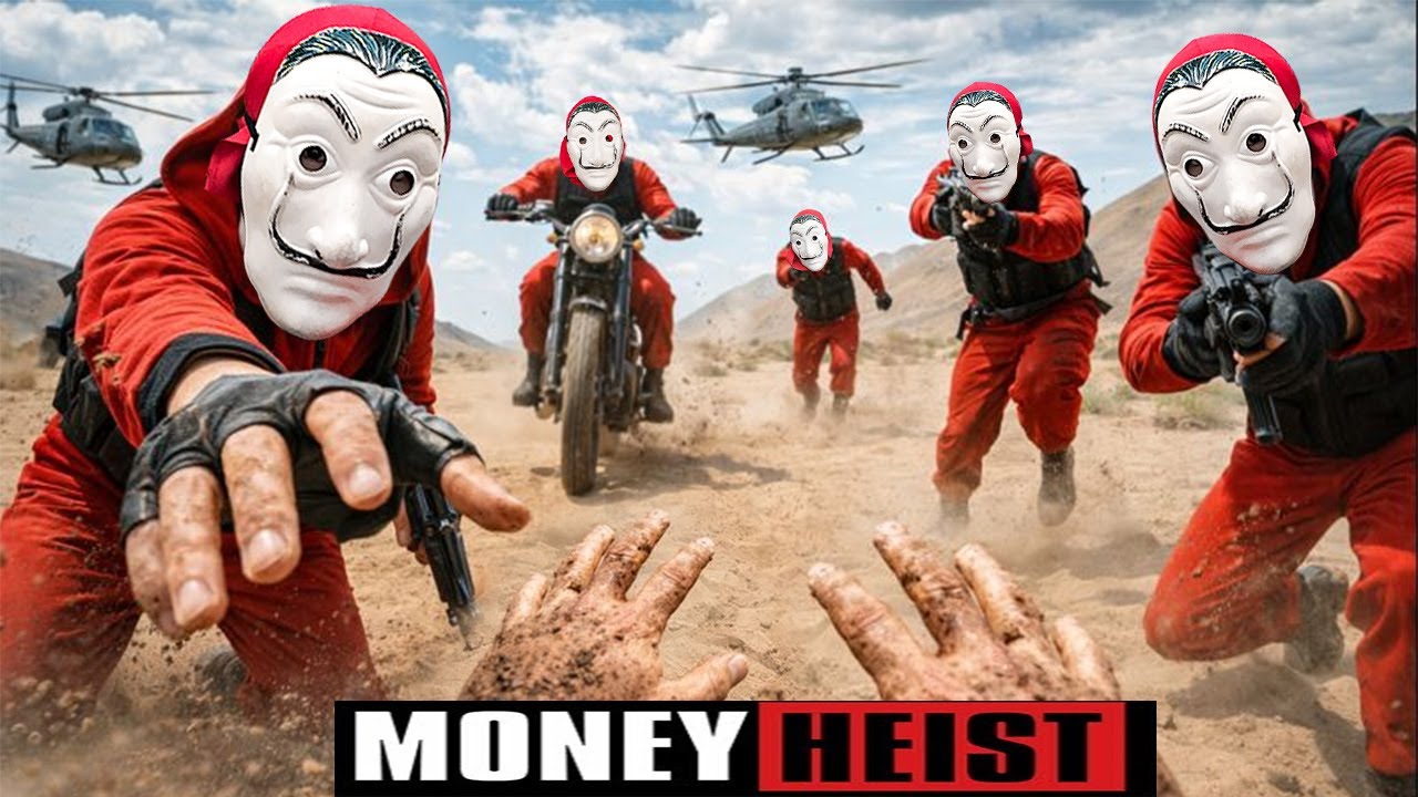 PARKOUR VS MONEY HEIST! 6 | BAD GUYS: NO ESCAPE, Cut Down in the Sand (BELLA CIAO) Epic POV