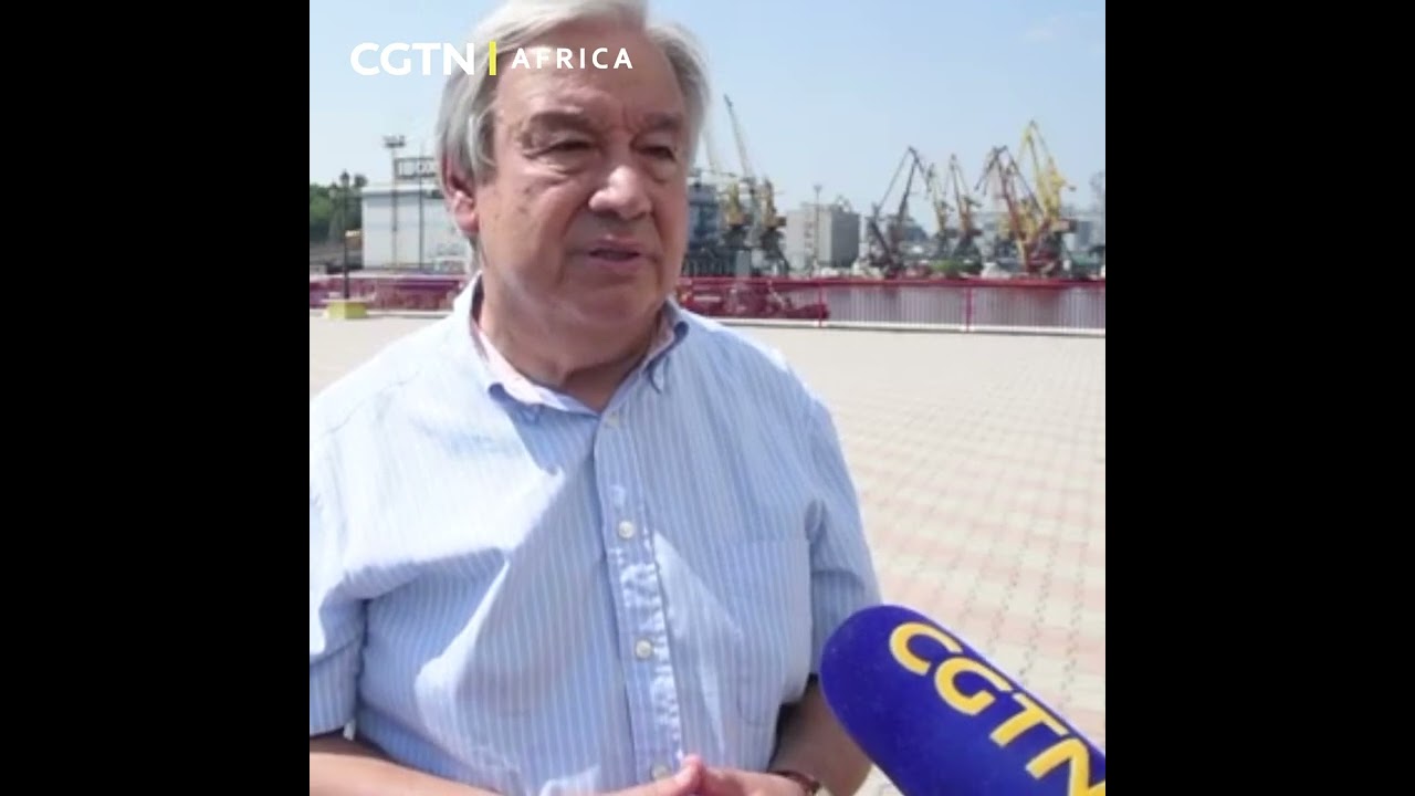 [CGTN Exclusive] Guterres responds to safety concerns over Zaporizhzhia nuclear power plant