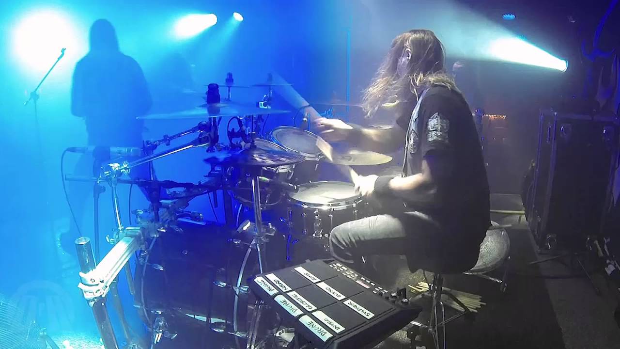 MARDUK@Of Hell's Fire-Fredrik Widigs-live in Poland 2016 (Drum Cam)
