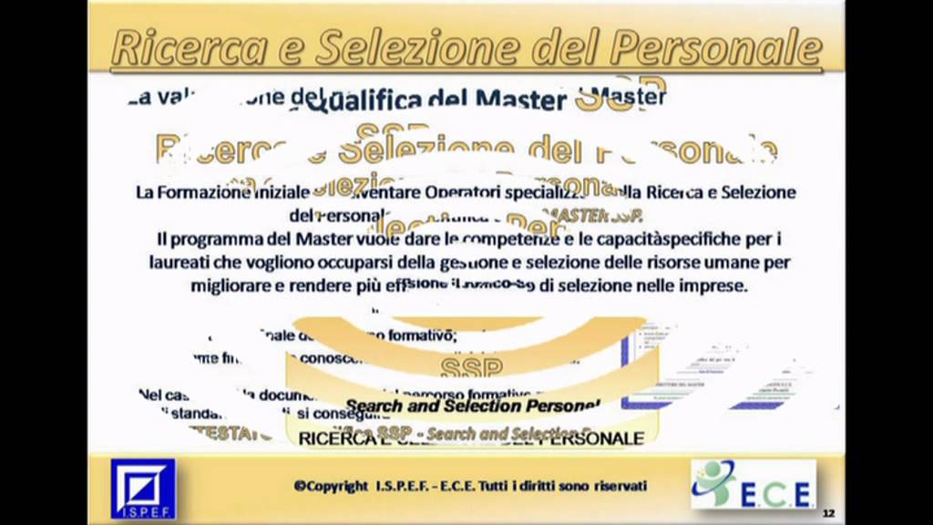 Master Ricerca e Selezione