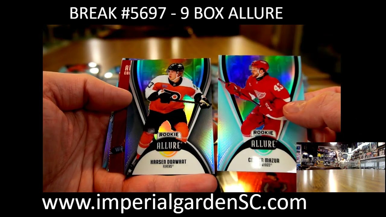 BREAK #5697: 9 BOX 2025-26 #upperdeck ALLURE NHL HOCKEY CASE BREAK