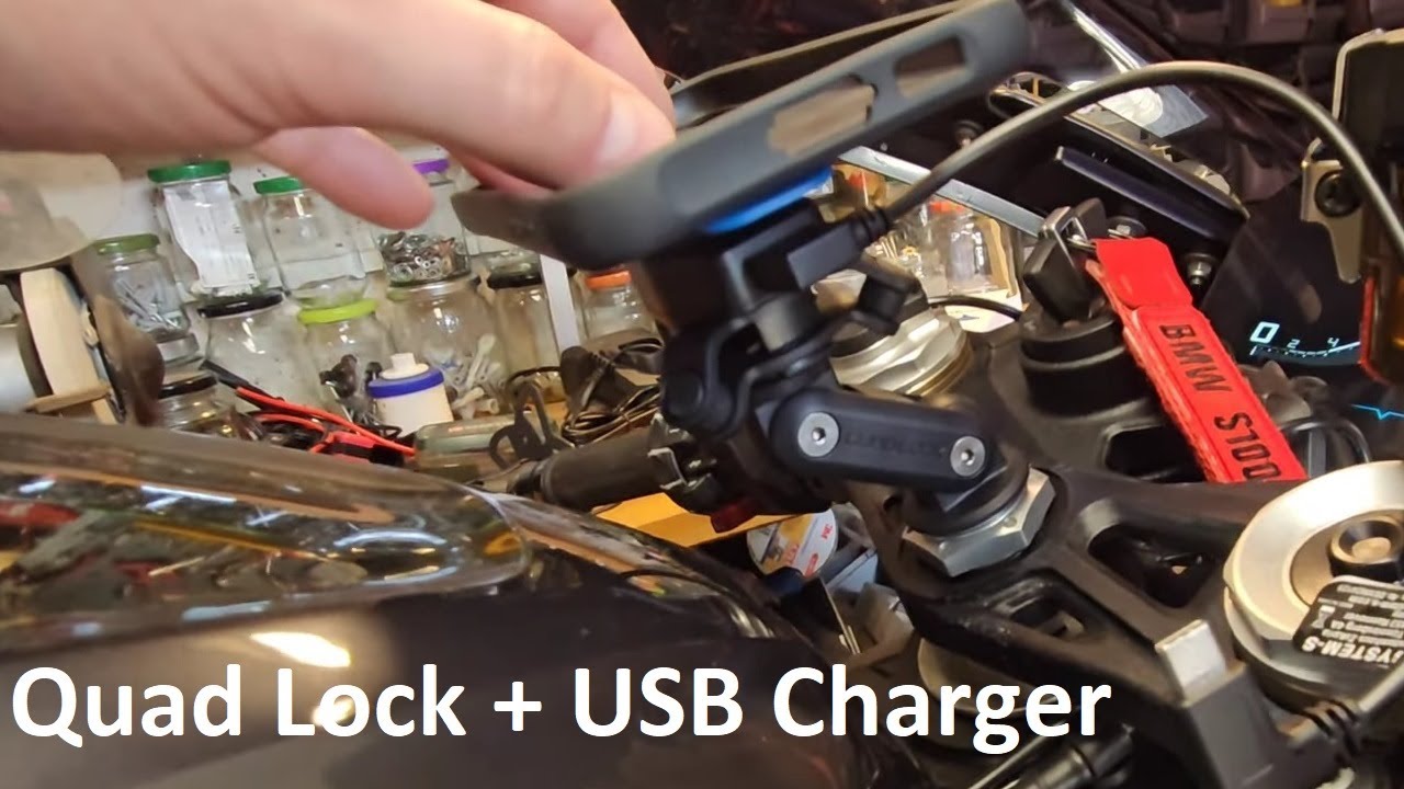 QUADLOCK Handyhalterung fürs Bike (S1000RR K67) + Gewinnspiel(beendet) [GER] | #DARKRRIDER