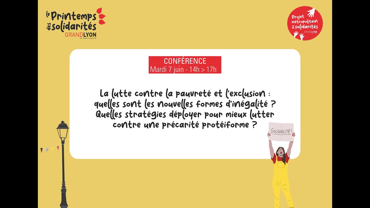 Conférence :  « La lutte contre la pauvreté et l'exclusion »