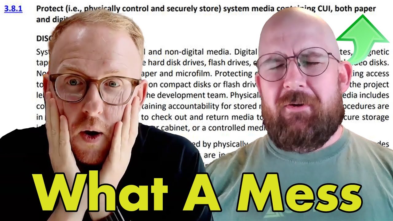 Нет CMMC для CUI, хранящегося на жестком диске?