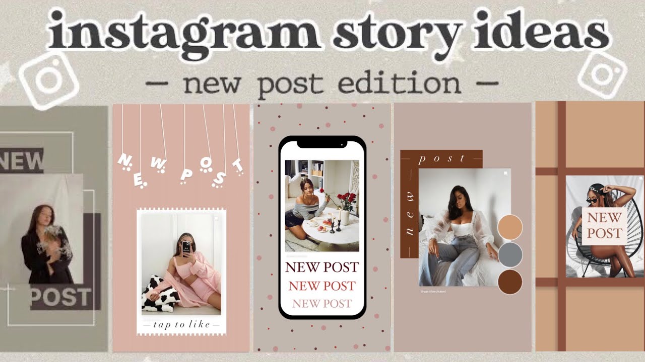 10 Creative &ldquo;NEW POST&rdquo; Instagram Story Ideas | using the IG APP ONLY | part 2