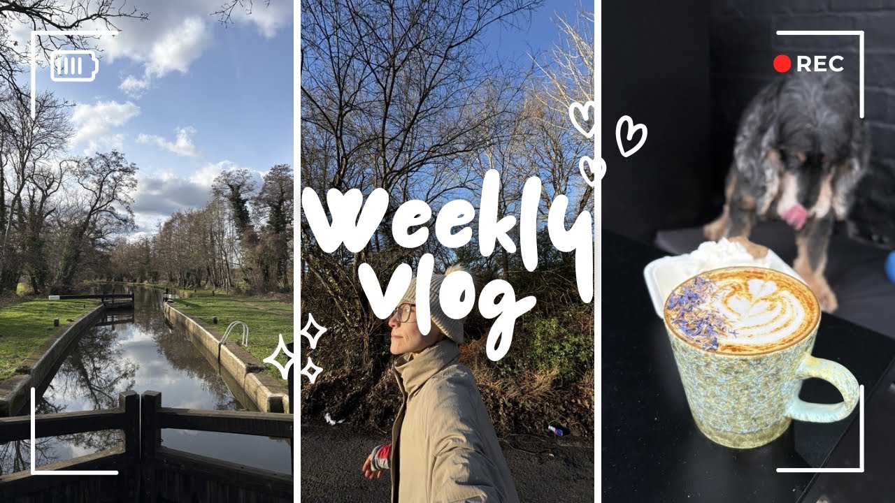 A week in my life! | running, dog walking, solo dates💕🐶✨