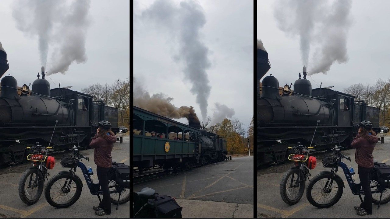 Mark & Rita's Rail Trail Adventures: Greenbrier River Trail on Aventon e-bikes, Oct 2025
