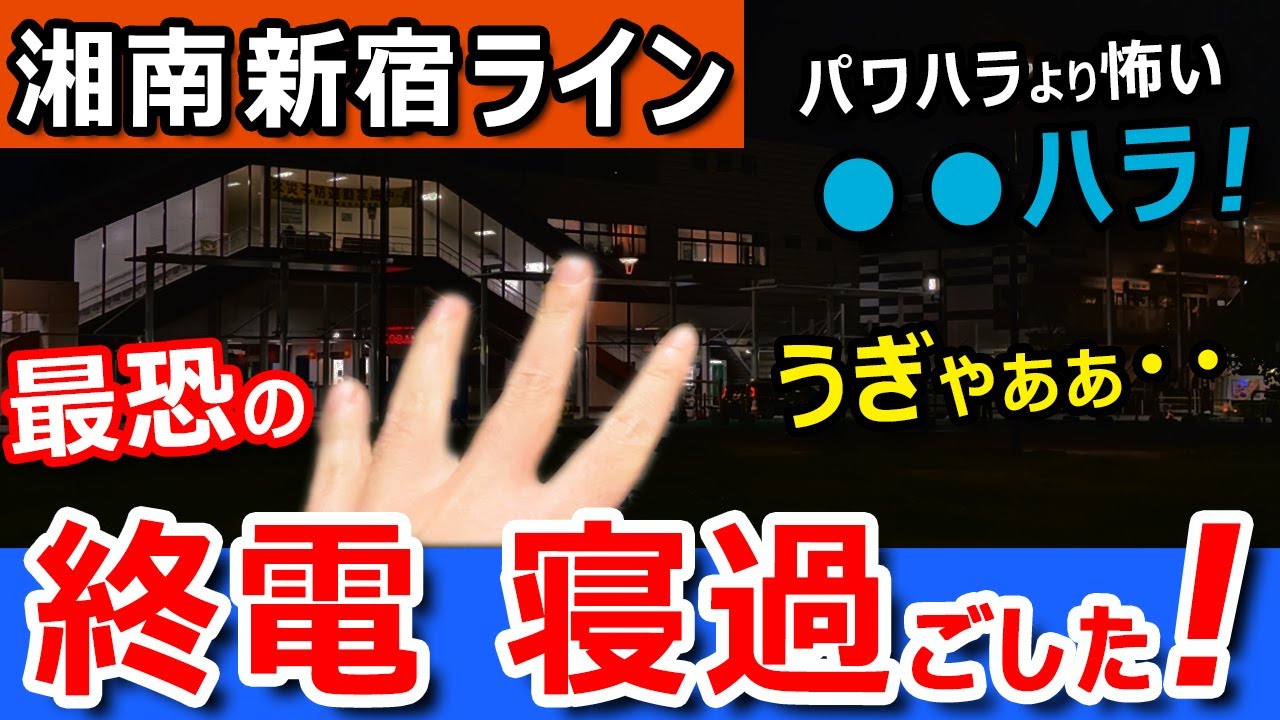悲劇【湘南新宿ライン】最恐の終電で寝過ごしたら激ヤバゾーンに突入してしまった