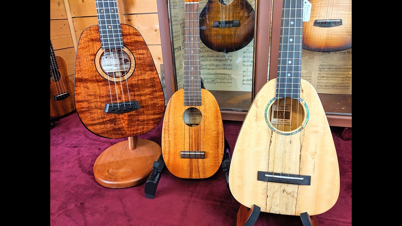 10 x Pineapple Ukuleles (and other odd shapes) - Kanile’a Kamaka Romero Creations Pono and more