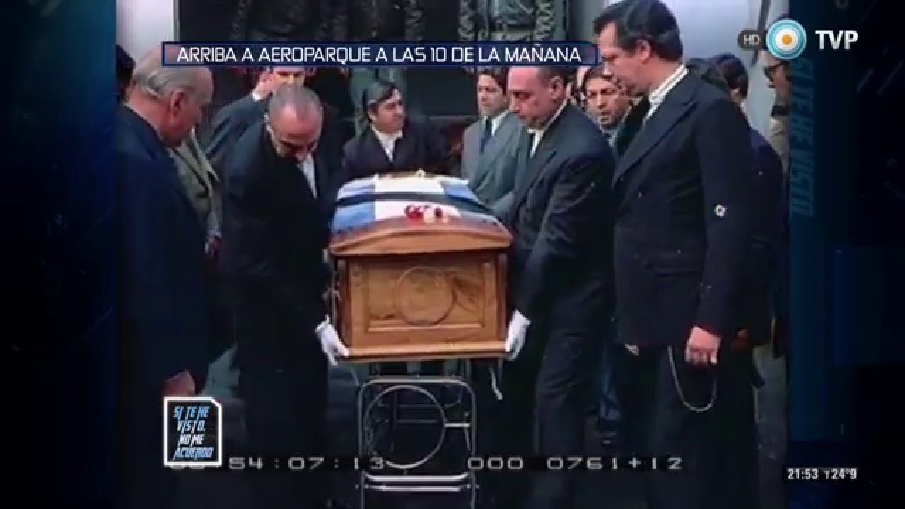 Si te he visto no me acuerdo - Repatriación del cuerpo de Evita