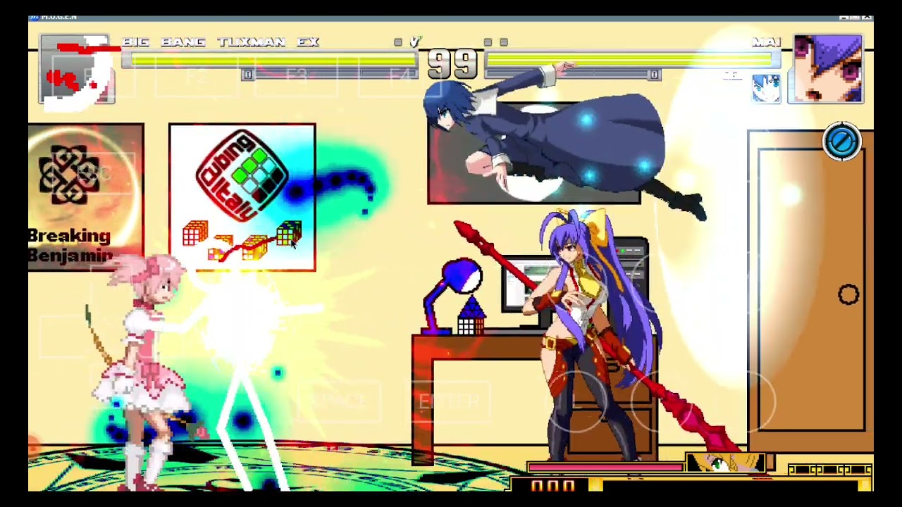 MUGEN: Big Bang Tuxman EX (12P) vs Georgios's OP Teams