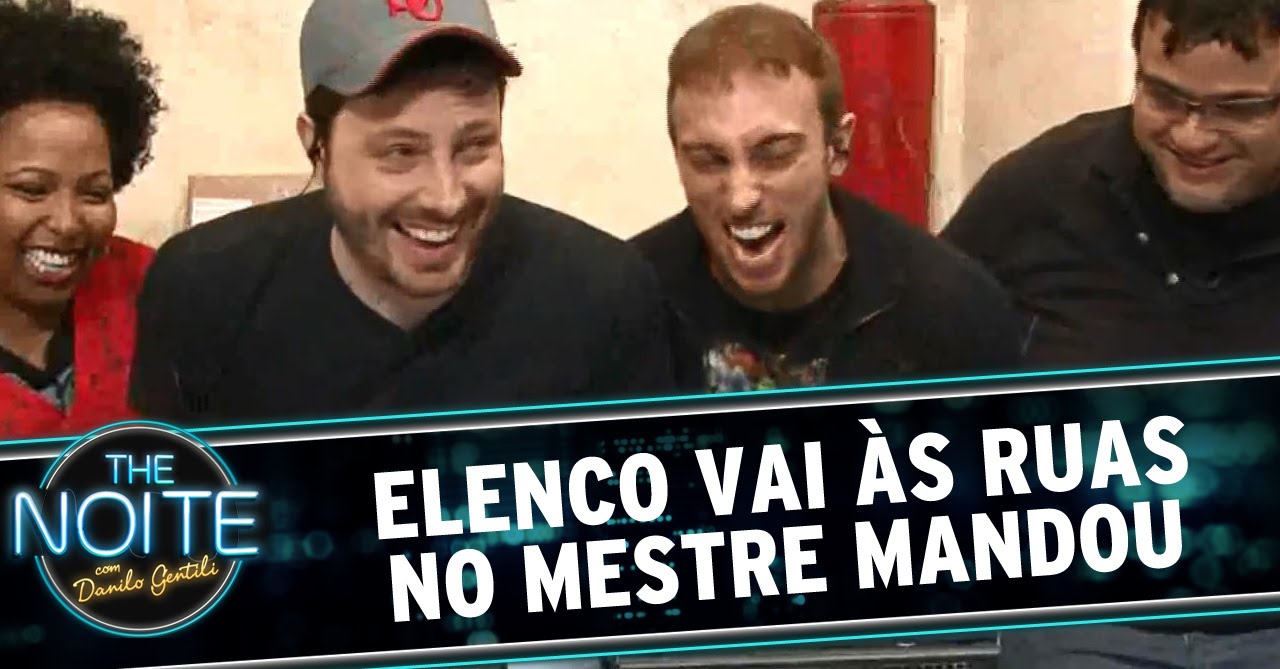 The Noite (01/10/14) - Mestre Mandou com elenco do The Noite
