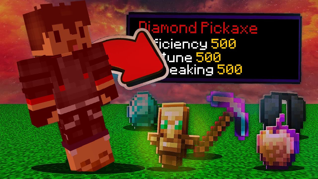 Minecraft, But Damage Drops OP Items...