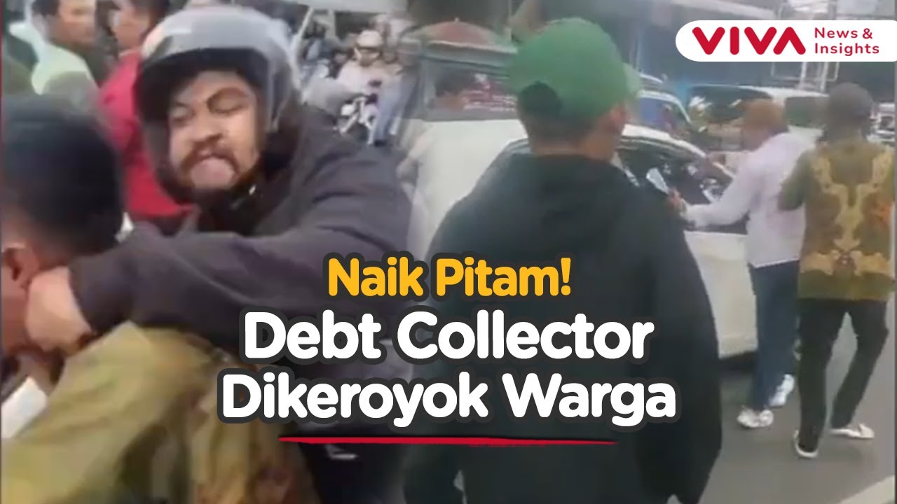Gagal Tarik Mobil, Dua Debt Collector Dihajar Warga hingga Babak Belur