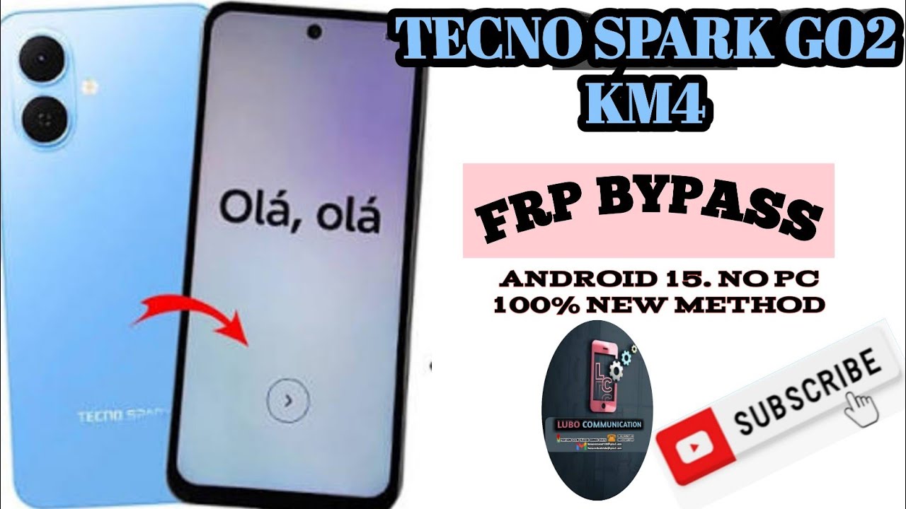 Обход FRP на Tecno KM4/Обход FRP на Tecno Spark GO2. Удаление аккаунта Google на всех моделях Tec...