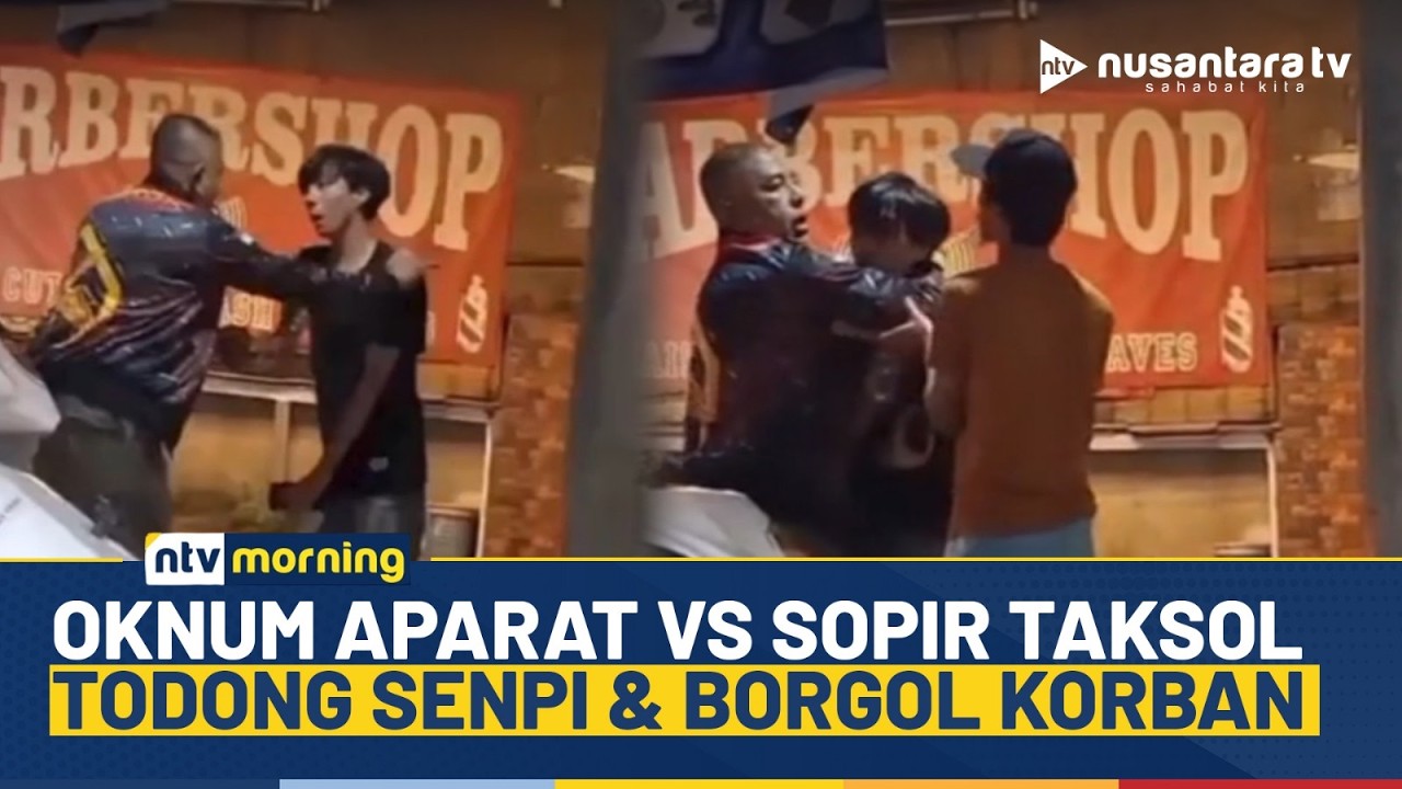 Heboh! Pria Ngaku Polisi Aniaya Sopir Taksi Online, Todong Senpi & Borgol Korban | NTV MORNING