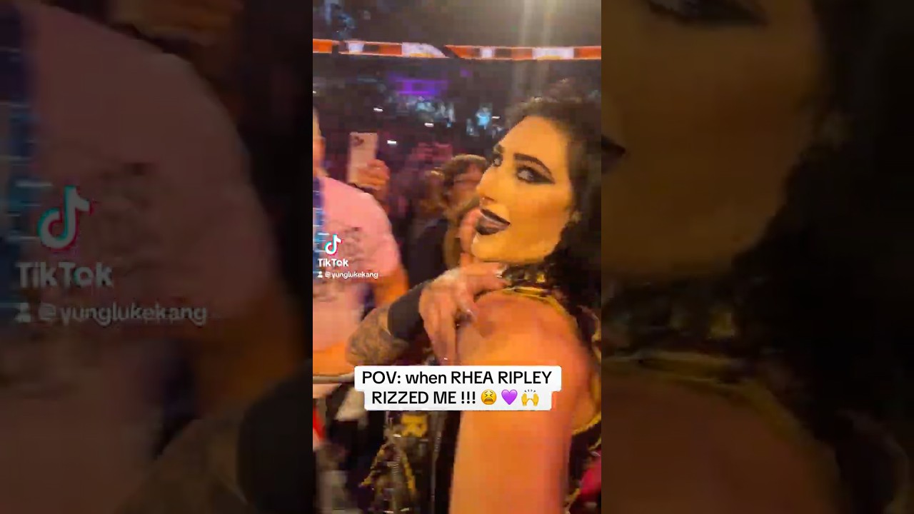 When RHEA RIPLEY RIZZED Me !!! #rhearipley #rhearipleywwe #wwe #pov #wrestling #wwefan #wrestlingfan
