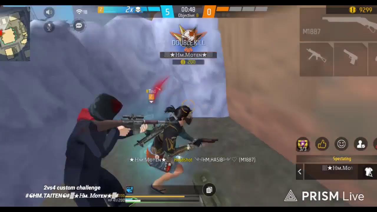 Live streaming of Moten Gaming