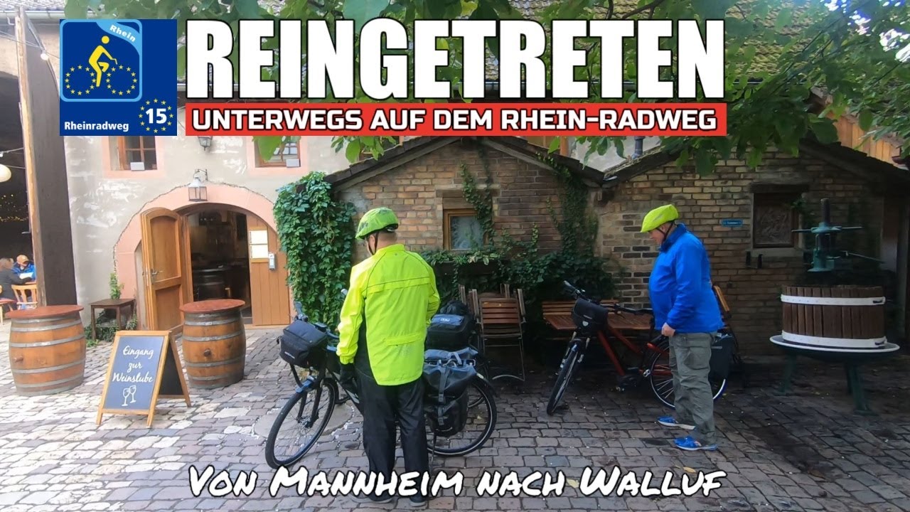 Rhein-Radweg - Von Mannheim nach Walluf
