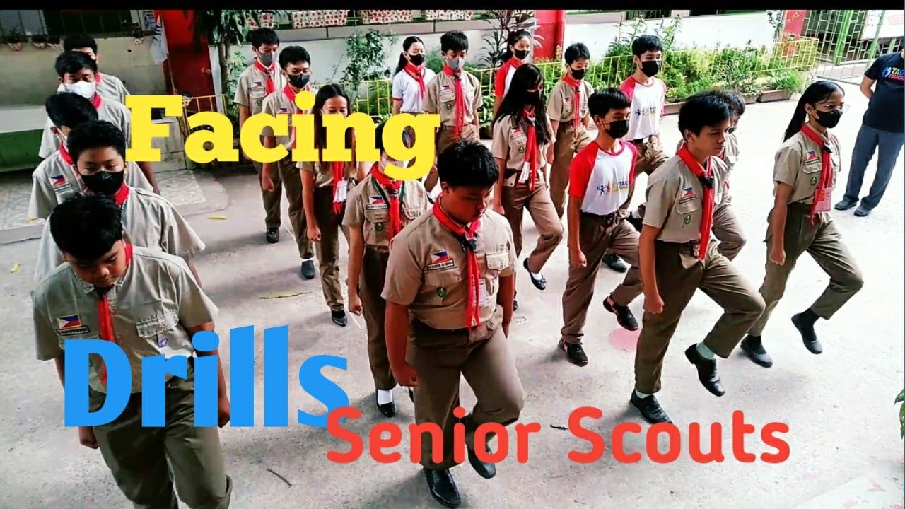 EP101 Unang Pagsasanay ng mga Senior Scouts || Basic Drills || Facing