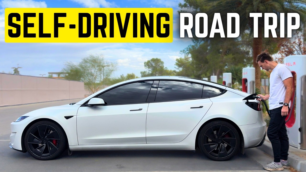 Путешествие на Tesla FSD: более 500 миль без вождения?
