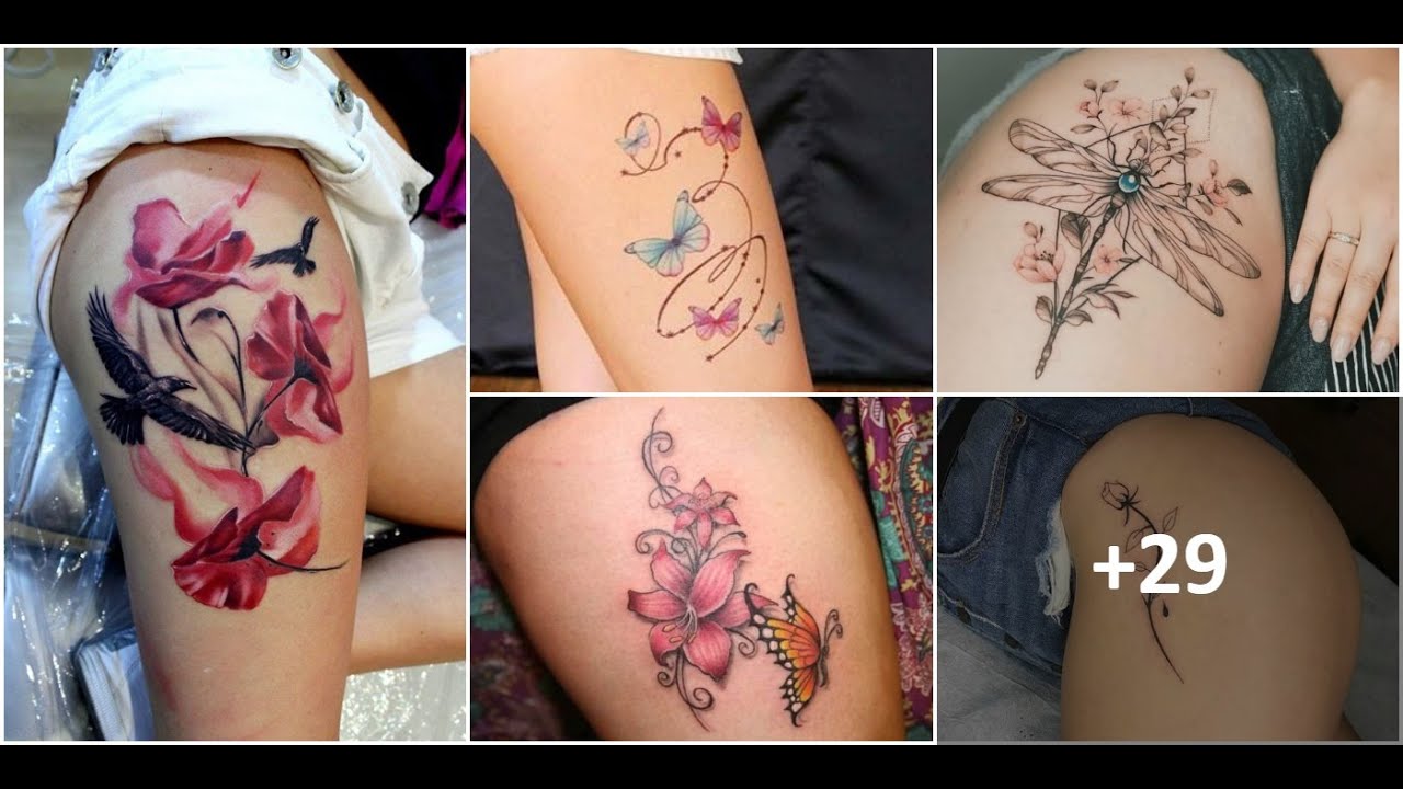 El Arte que Nos Apasiona: En este Capitulo Tatuajes en el Muslo Mujer.
