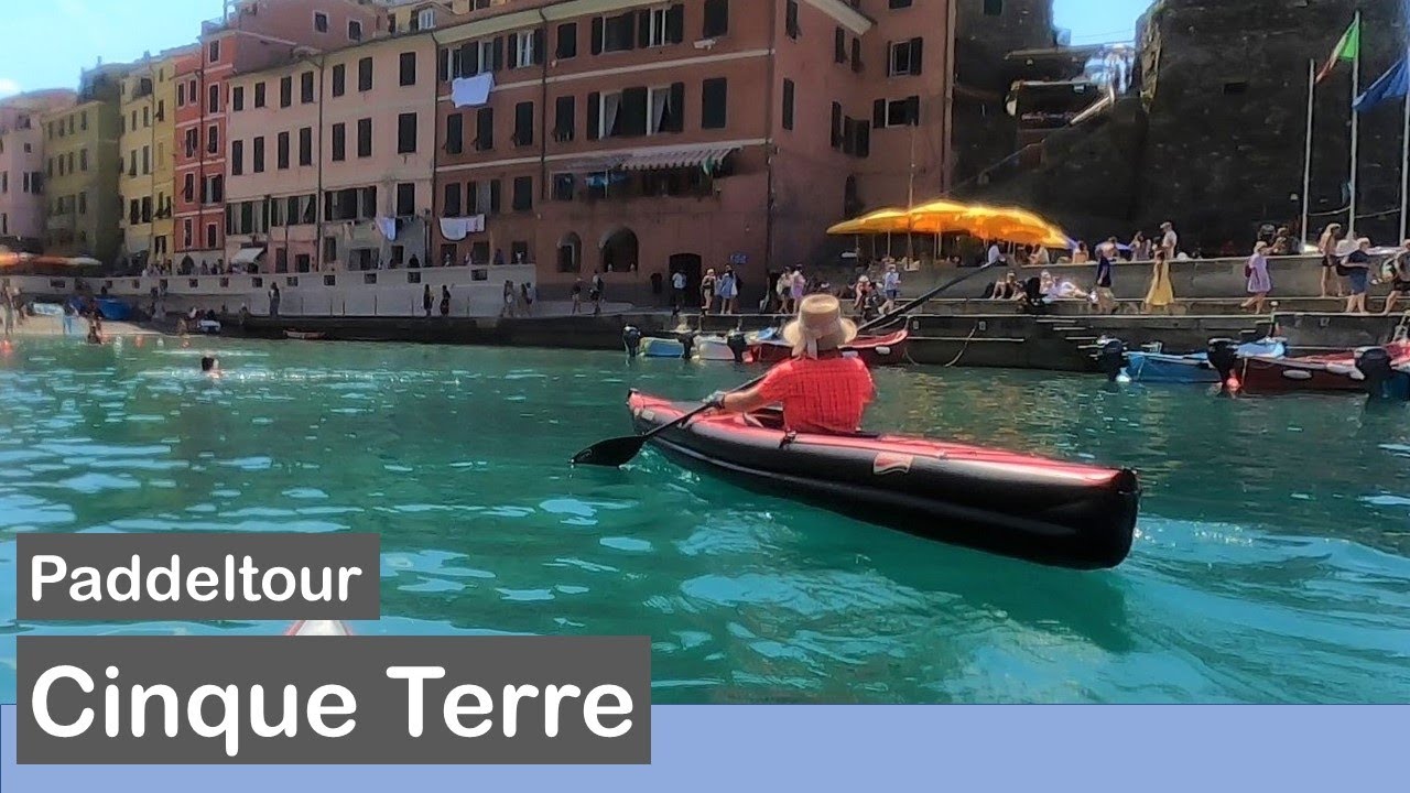 Cinque Terre - Kajaktour an einer der schönsten Küsten Italiens (mit Luftbooten)