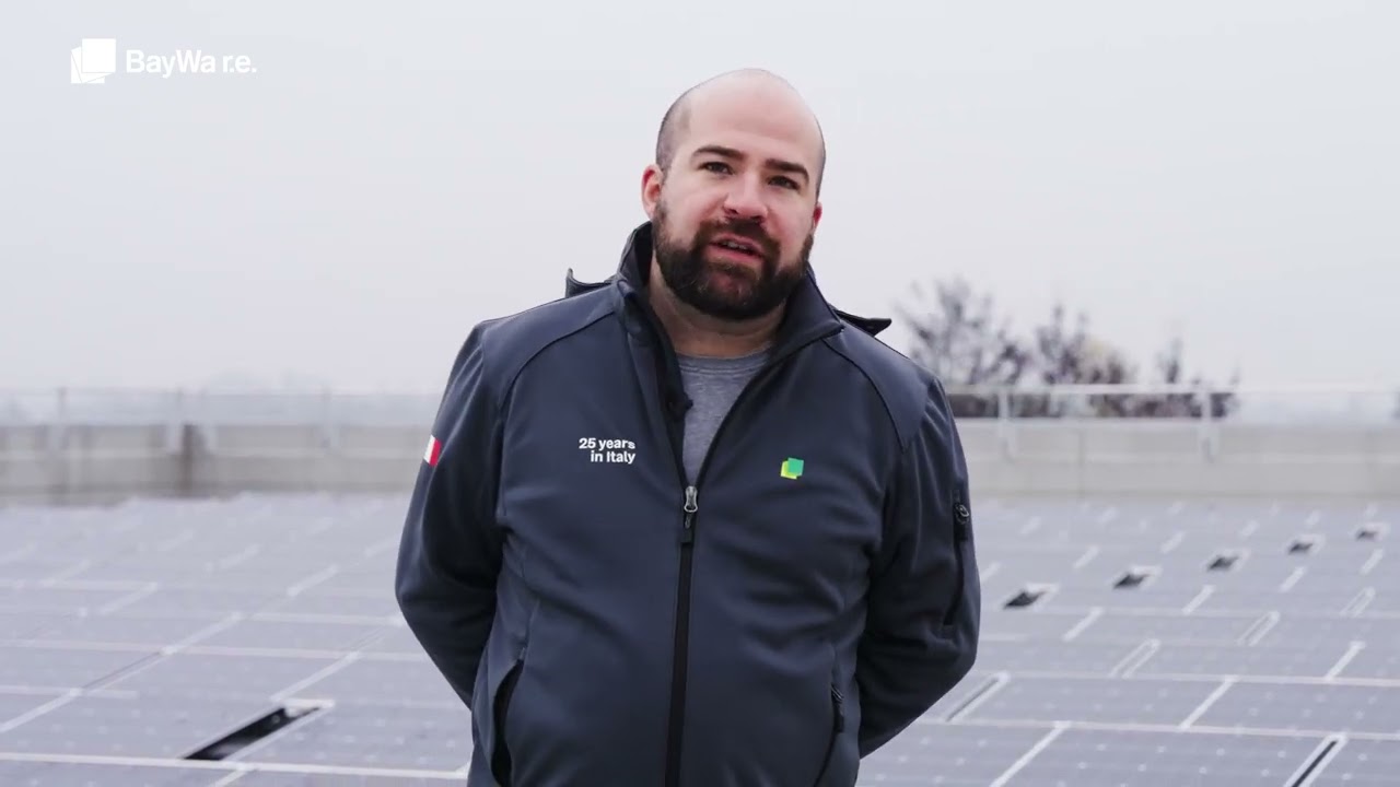 Impianto FV di 3,5MW su tetto piano, con sistema di montaggio novotegra Flat Roof III