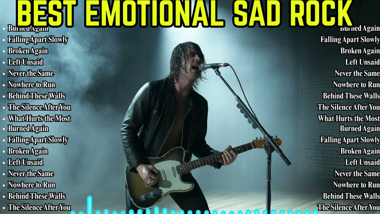 🎸 Emotional Sad Rock Songs 💔 | Deep Rock Ballads for Heartbreak