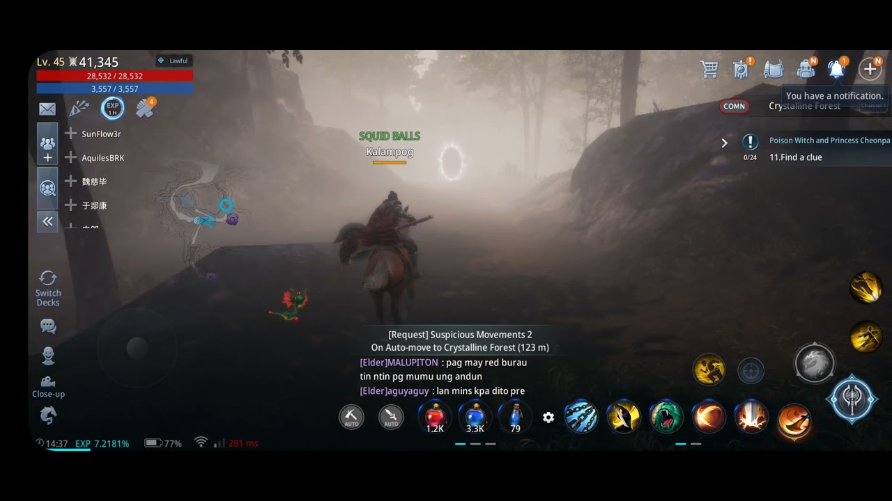 MIR4 - Suspicious Movement 2 Request Mission