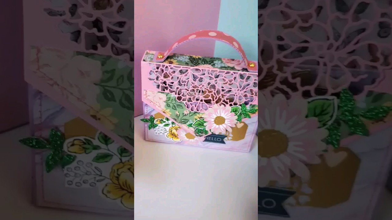Alondra's Purse Box, Tutorial on my channel #craft #handmade #maggieholmes