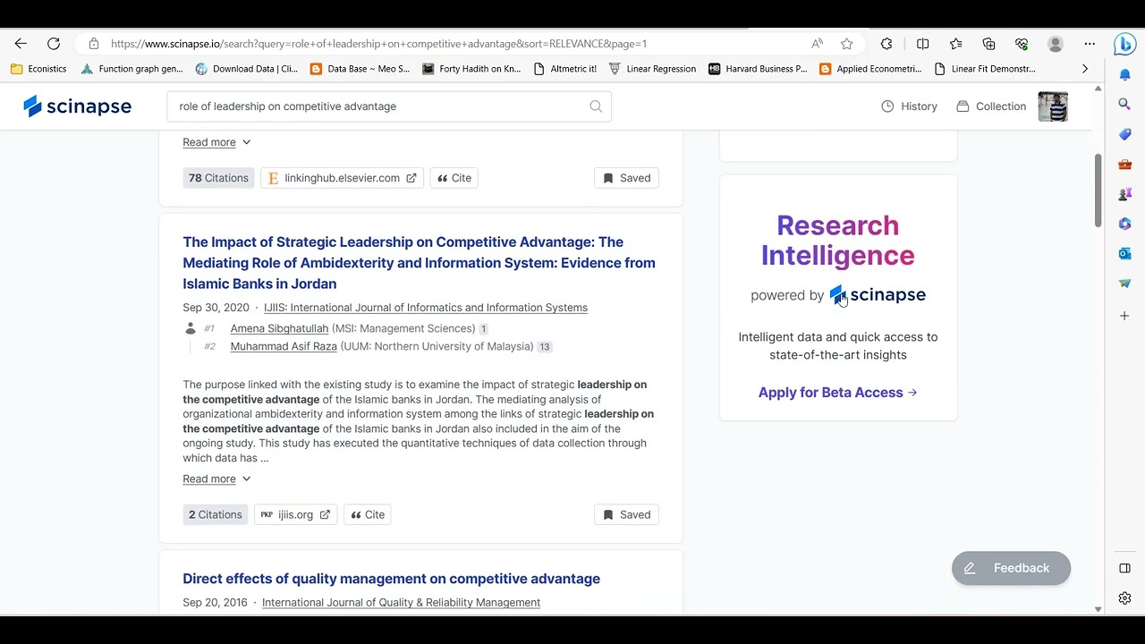 Improve Literature Review Management and Citation using Scinapse AI Tool