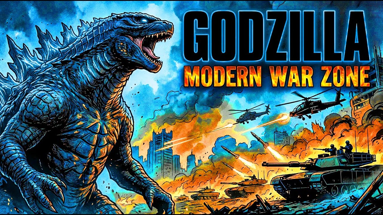 What If GODZILLA Awoke in a MODERN WAR Zone?