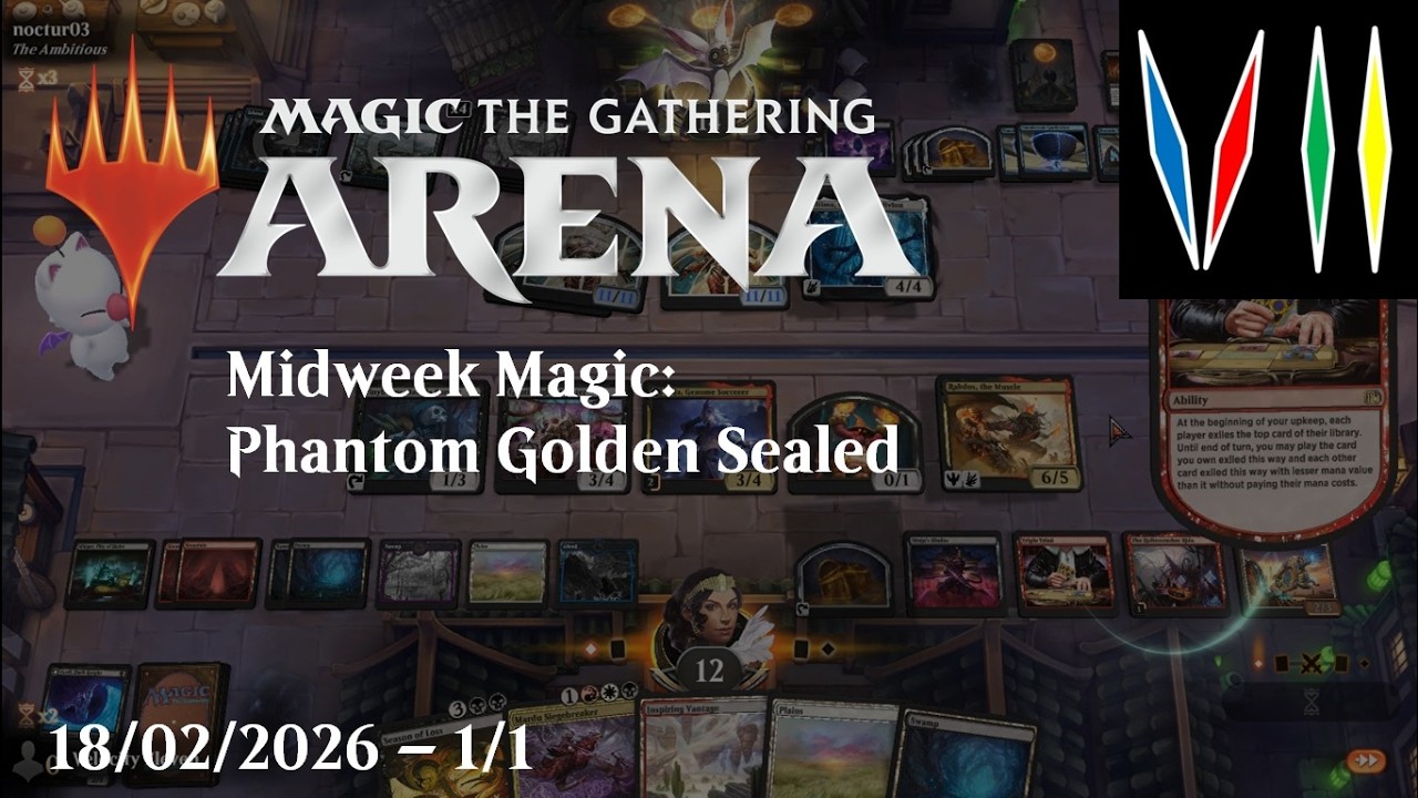 MTG Arena - Midweek Magic: Phantom Golden Sealed (18/02/2026)