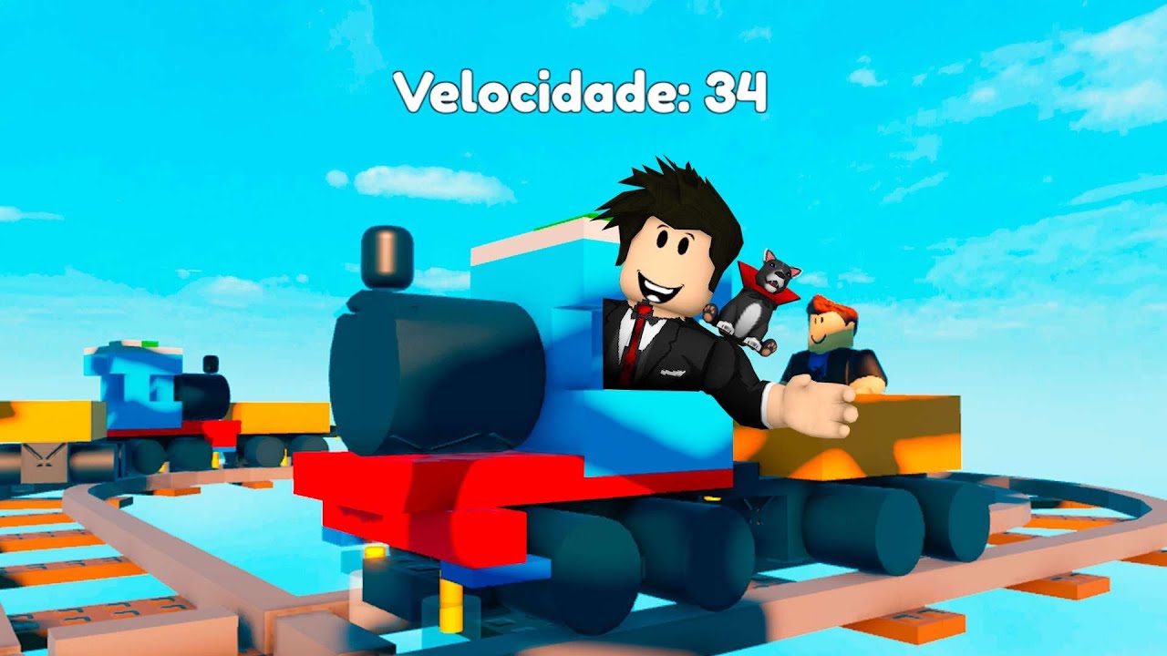 TRENZINHO VELOCIDADE MÁXIMA | Roblox - Train Ride Simulator