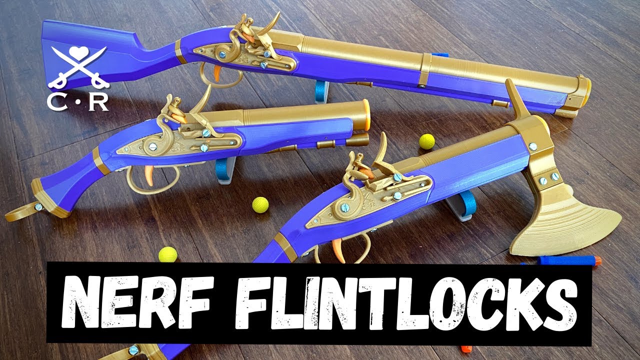 Создайте свой собственный кремневый мушкет Nerf!