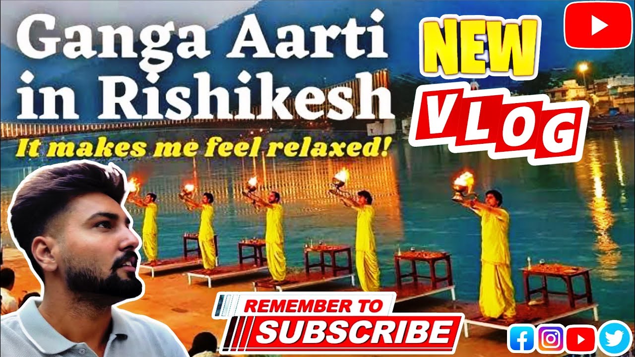 Ganga Live Aarti in  Rishikesh 🙏|| The Enchanting evening Ritual You Must See 😳 Sourav Sharma PP