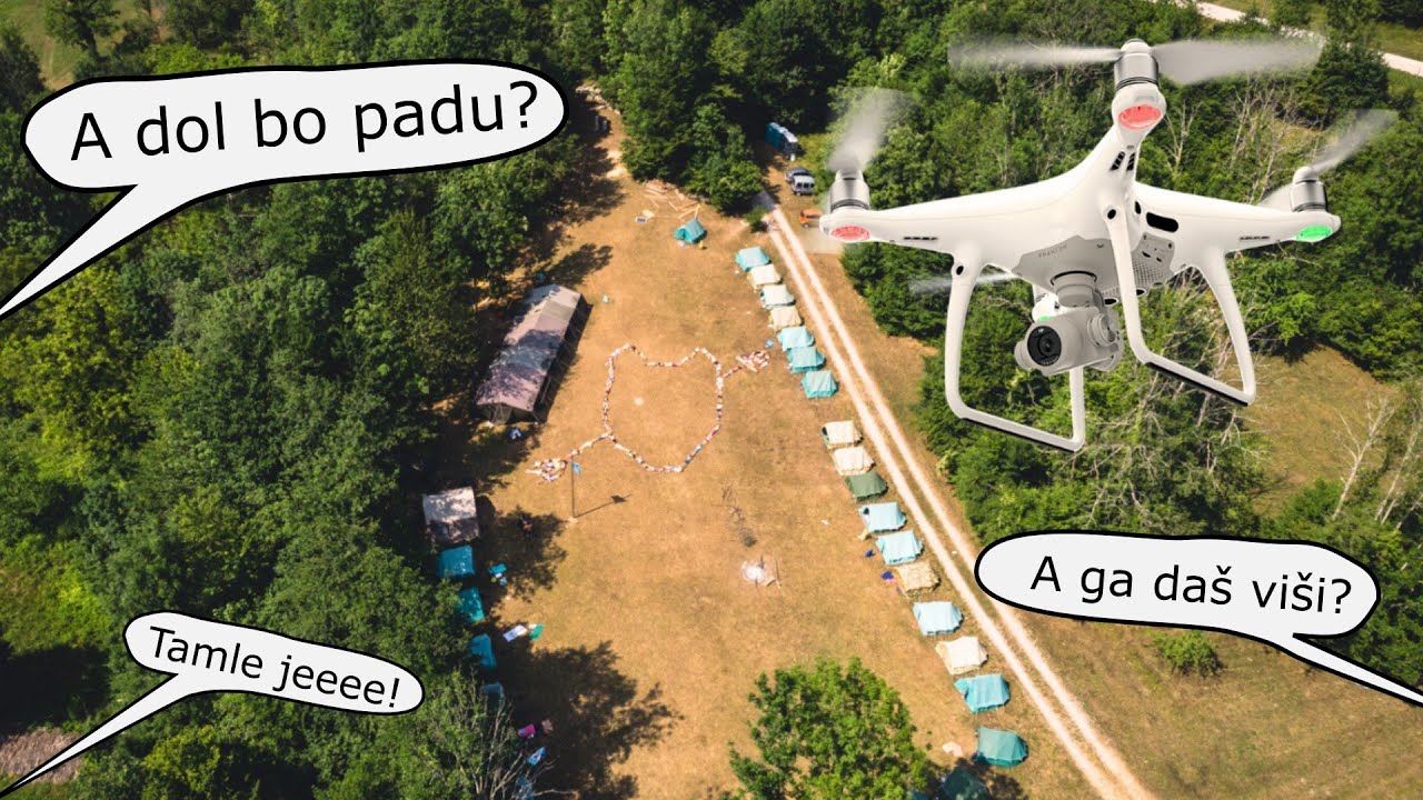 Taborniki in dron