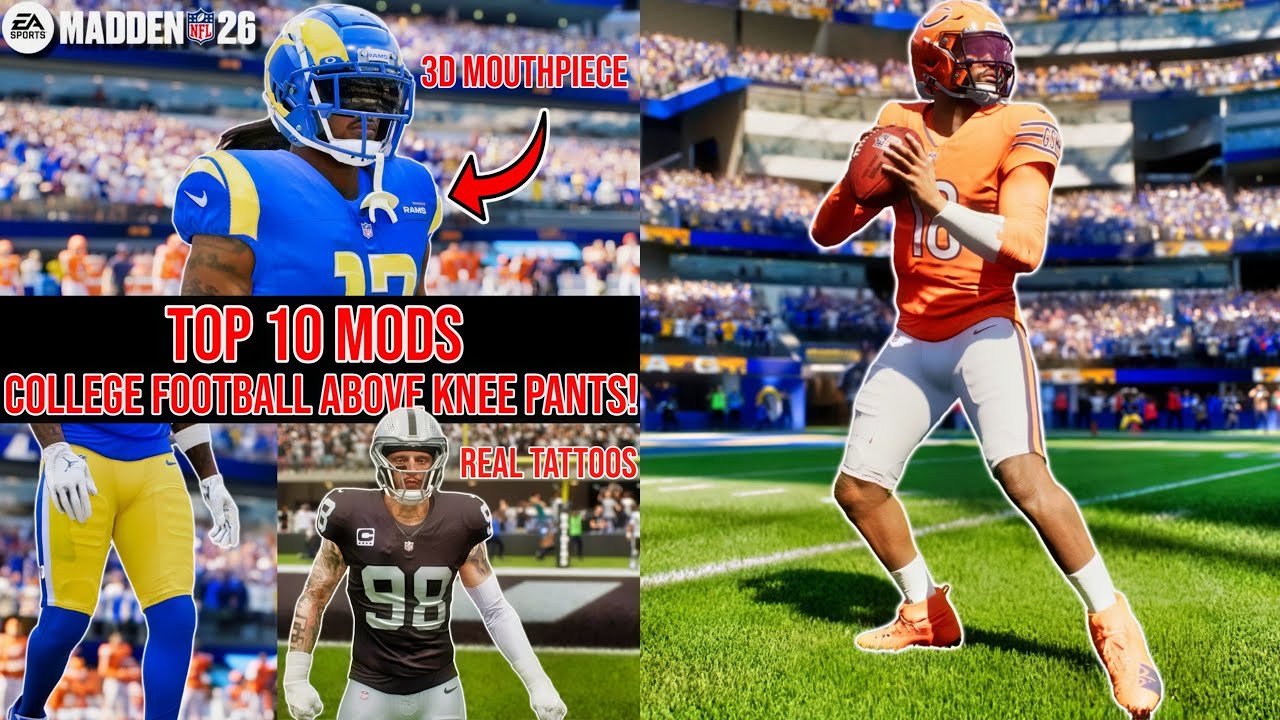 Madden 26 Mods Are Already INSANE: CFB Pants, Tattoos, Jewelry, and More!