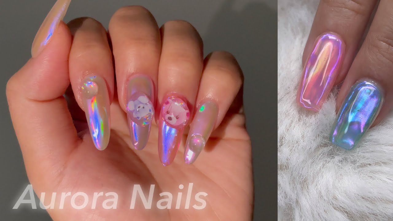 Самый популярный нейл-арт Aurora в наши дни K nail art