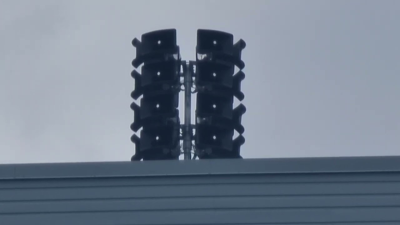 Teho-Ulvo D1800 siren test @ Kivisalmi, Lappeenranta, Finland