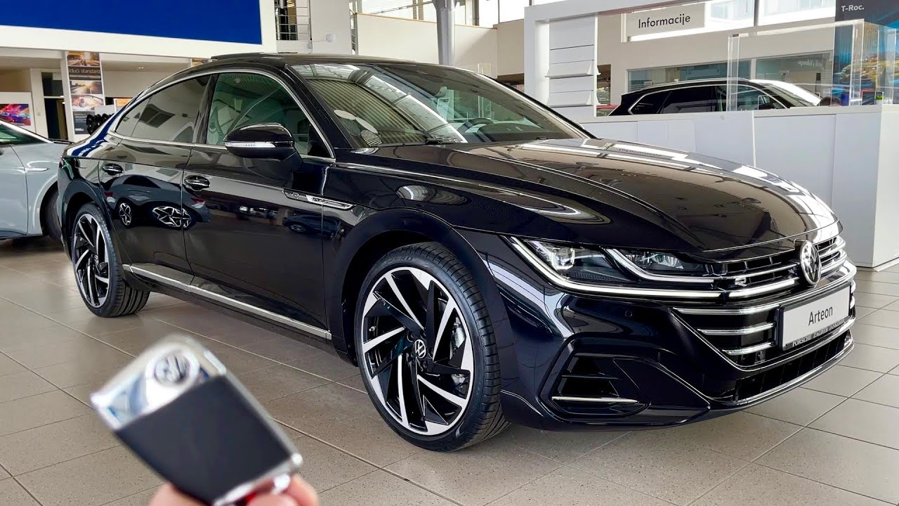 Новый VOLKSWAGEN Arteon R-Line 2021 (Facelift) - FIRST LOOK экстерьер, интерьер и объем багажника