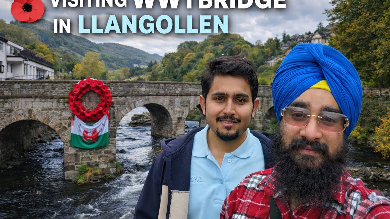 WW1 Bridge , Waterfall , Llangollen , Berwyn Station | Wales | English | #veg_wanderer 