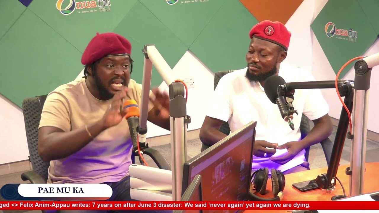 Ghanaian Youth should not allow ''Fix The Country '' For their personal gains - Nii Aryee #PaeMuKa