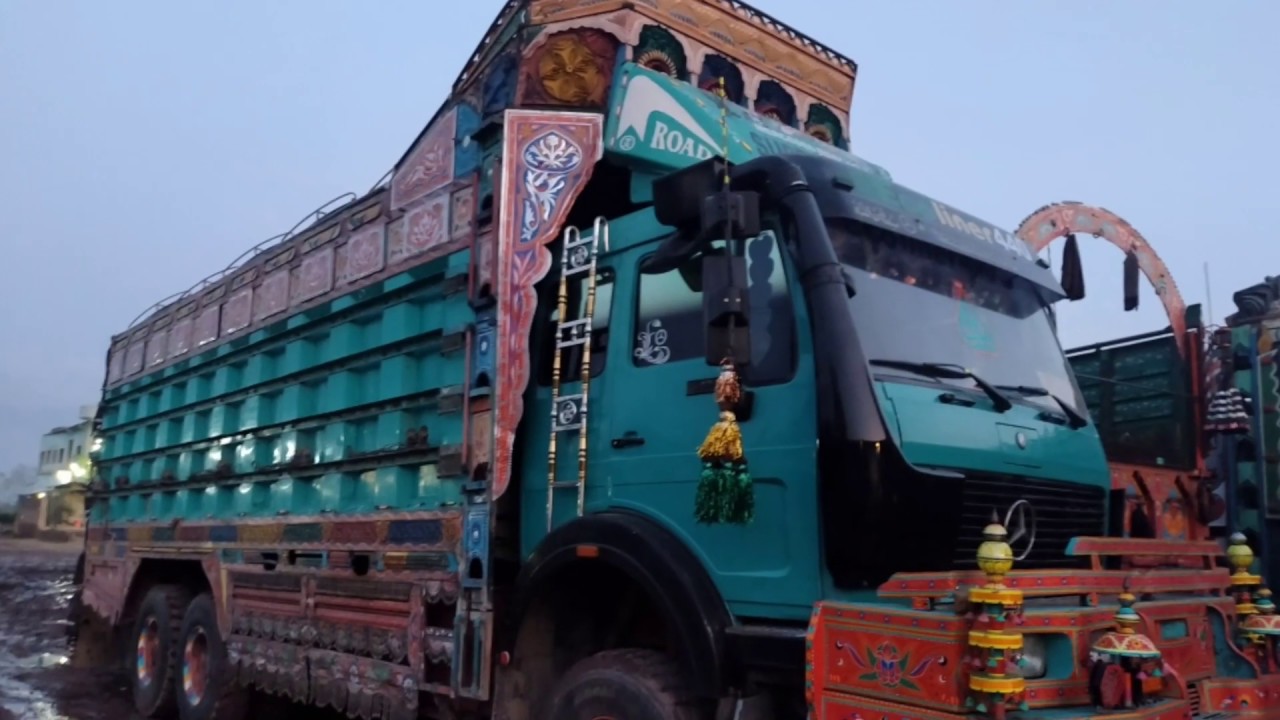 Afghani's Mercedes 10 Wheeler Trucks|Beautiful Trucks of Afghanistan's|Jhall Chakiyan Sargodha.