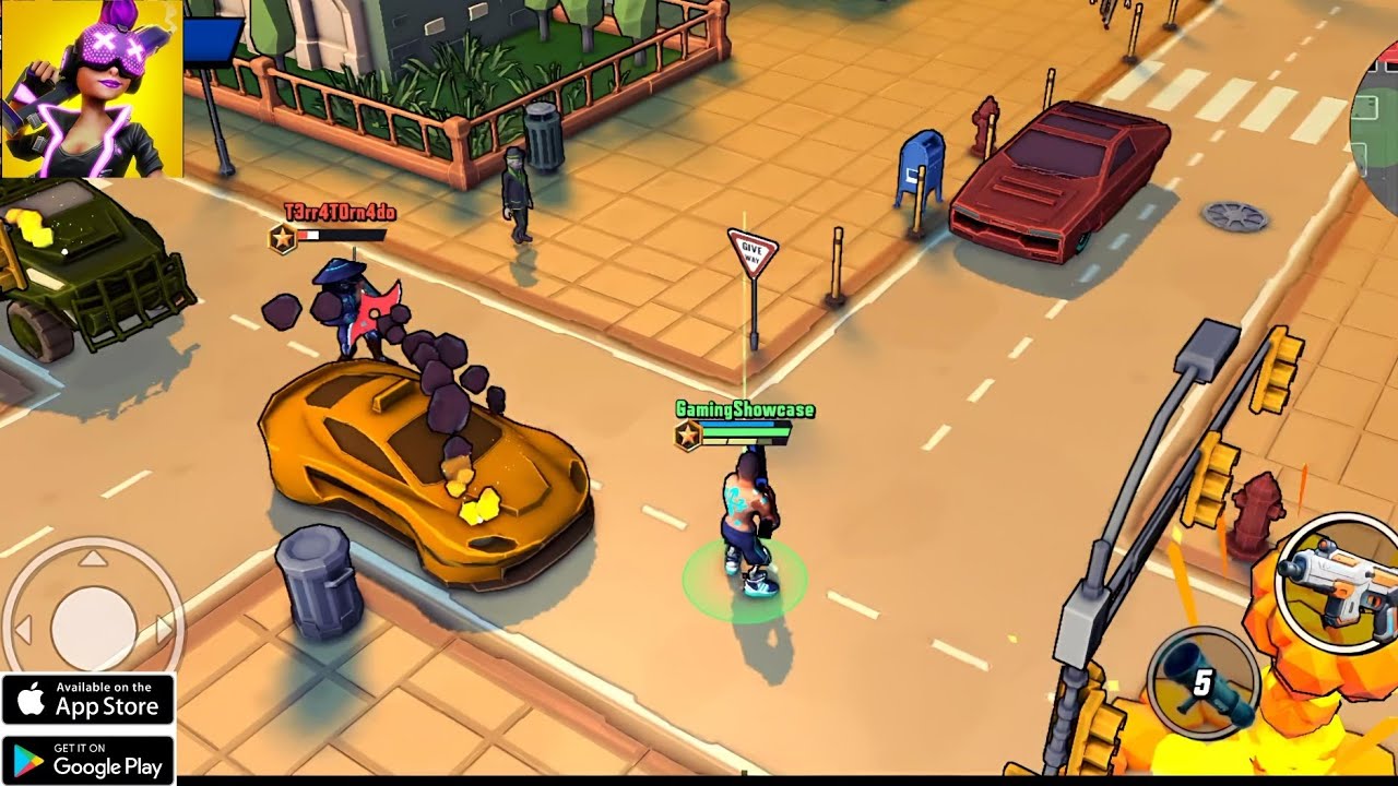 Gridpunk - PvP Battle Arena Gameplay ( Android , iOS )