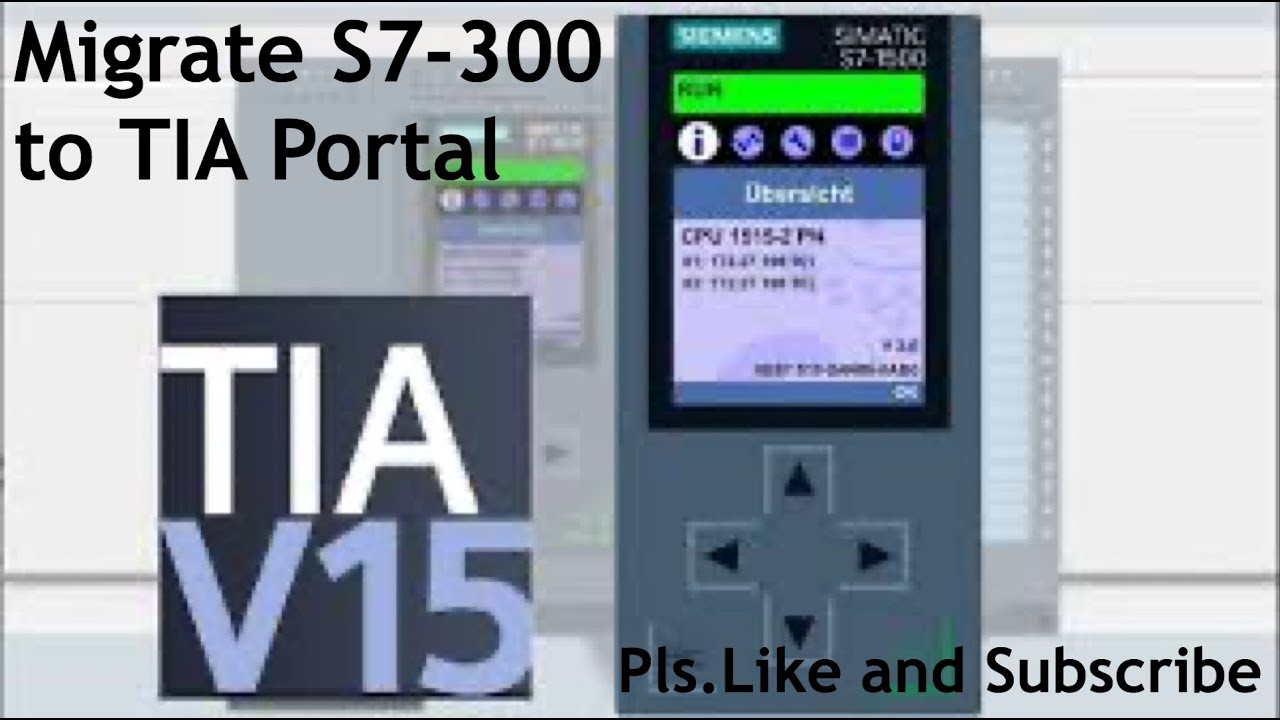 Migrate S7-300 to TIA Portal